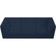 Meridian Furniture Relax Navy Velvet Modular Sofa