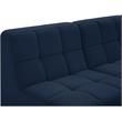 Meridian Furniture Relax Navy Velvet Modular Sectional
