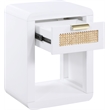 Meridian Furniture Langham White Night Stand