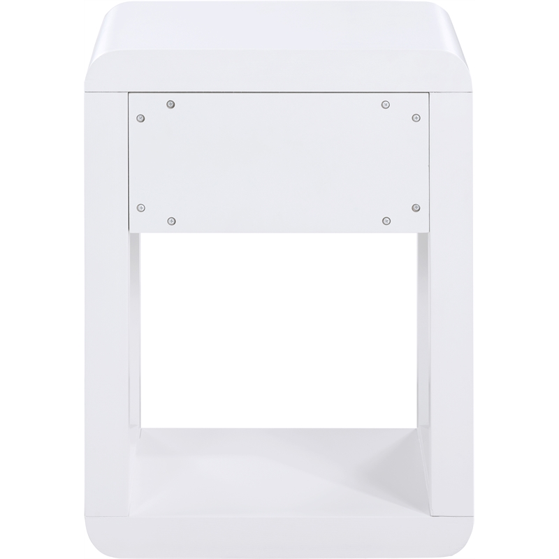 Meridian Furniture Langham White Night Stand