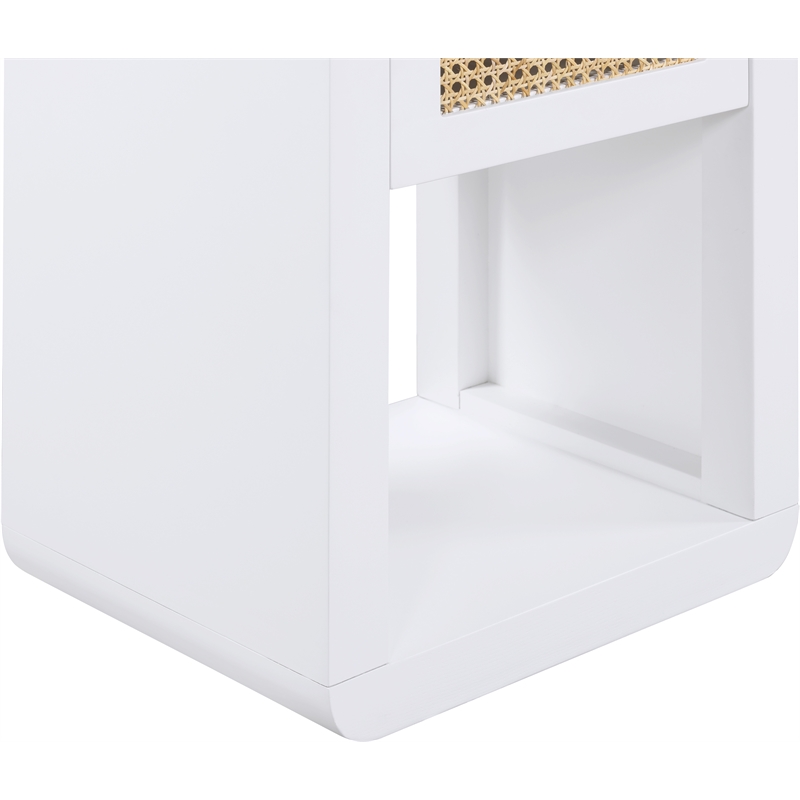Meridian Furniture Langham White Night Stand