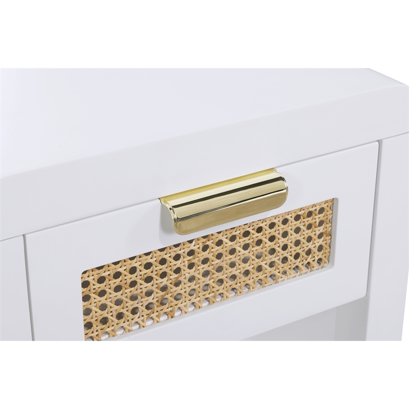 Meridian Furniture Langham White Night Stand