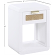 Meridian Furniture Langham White Night Stand