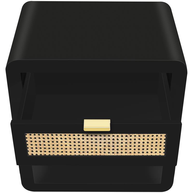 Meridian Furniture Langham Black Night Stand