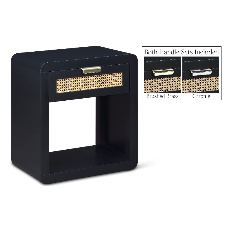 Meridian Furniture Langham Black Night Stand