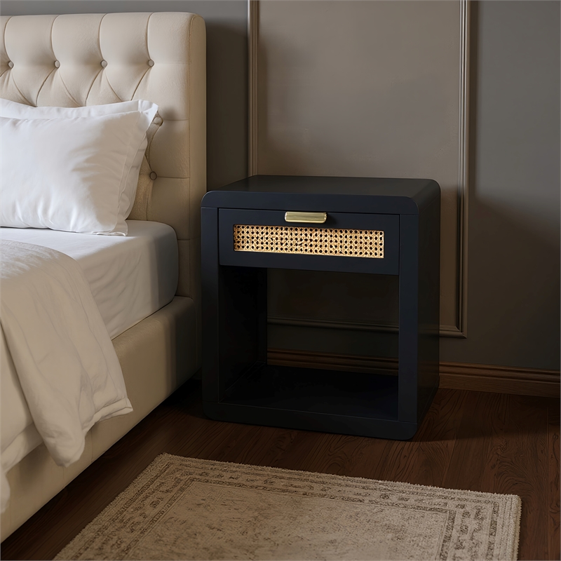Meridian Furniture Langham Black Night Stand