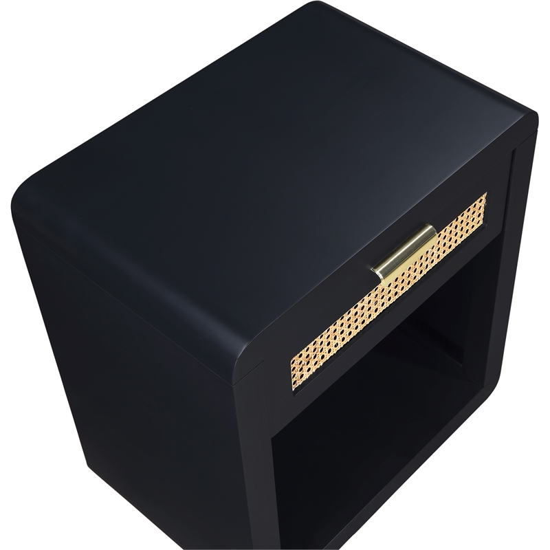 Meridian Furniture Langham Black Night Stand