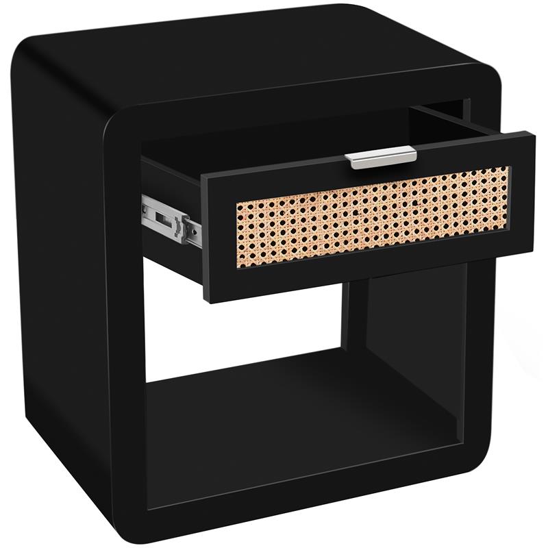 Meridian Furniture Langham Black Night Stand