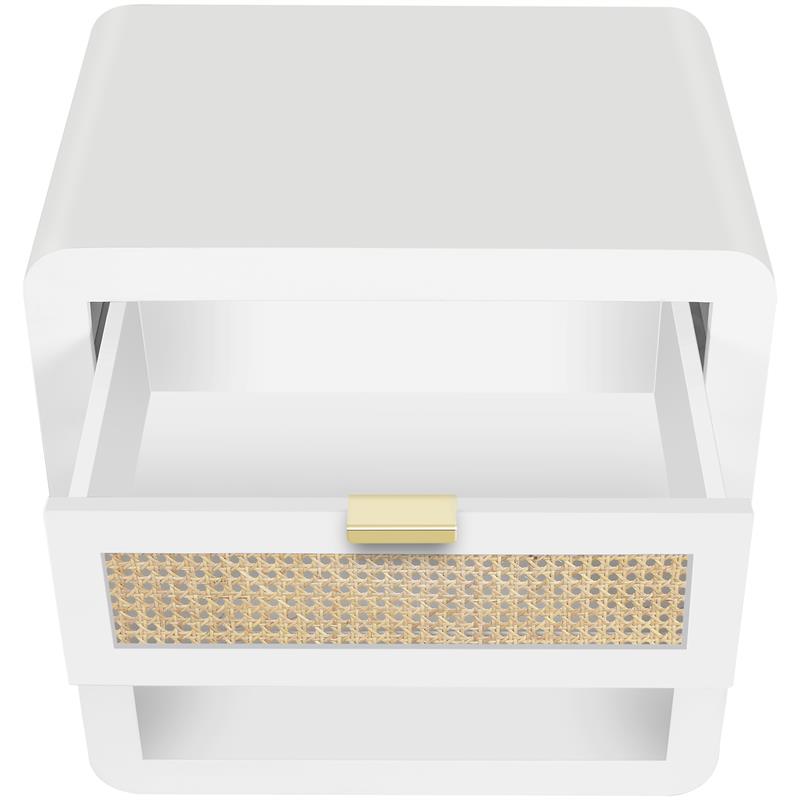 Meridian Furniture Langham White Night Stand