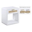 Meridian Furniture Langham White Night Stand