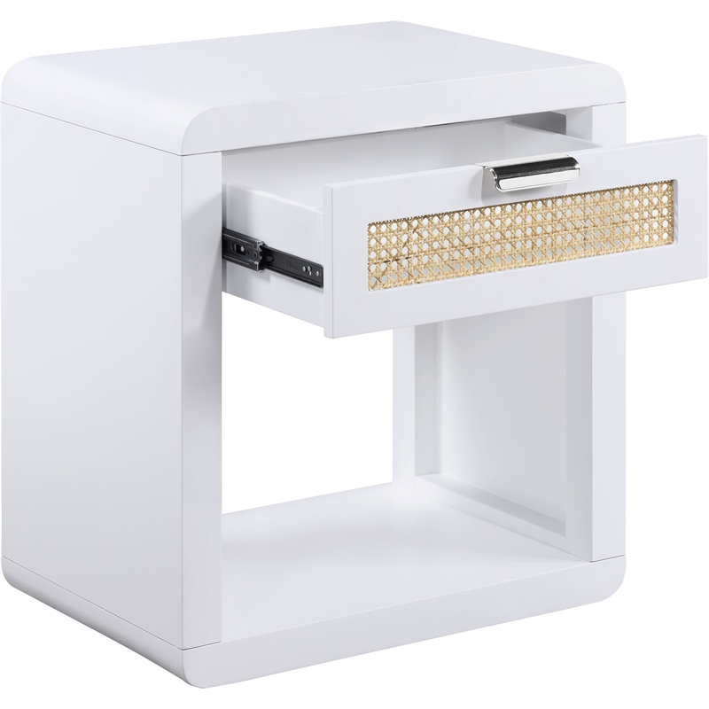 Meridian Furniture Langham White Night Stand