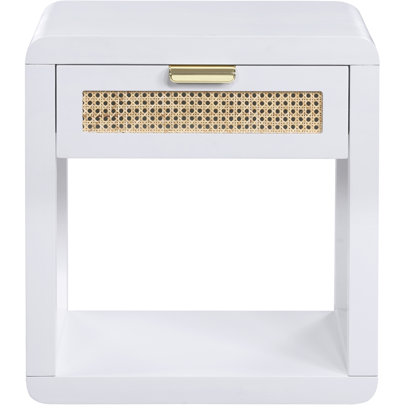 Meridian Furniture Langham White Night Stand