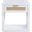 Meridian Furniture Langham White Night Stand