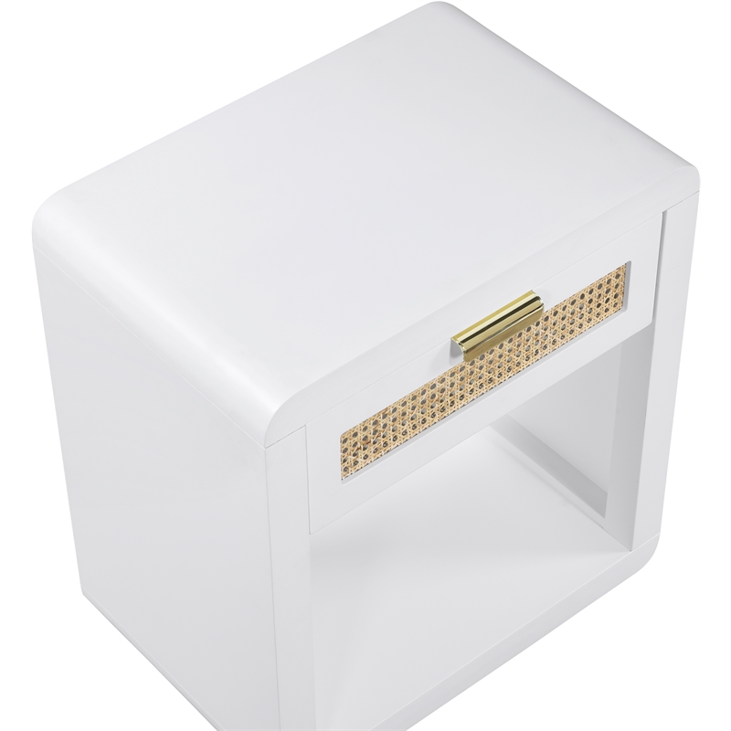 Meridian Furniture Langham White Night Stand