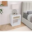 Meridian Furniture Langham White Night Stand