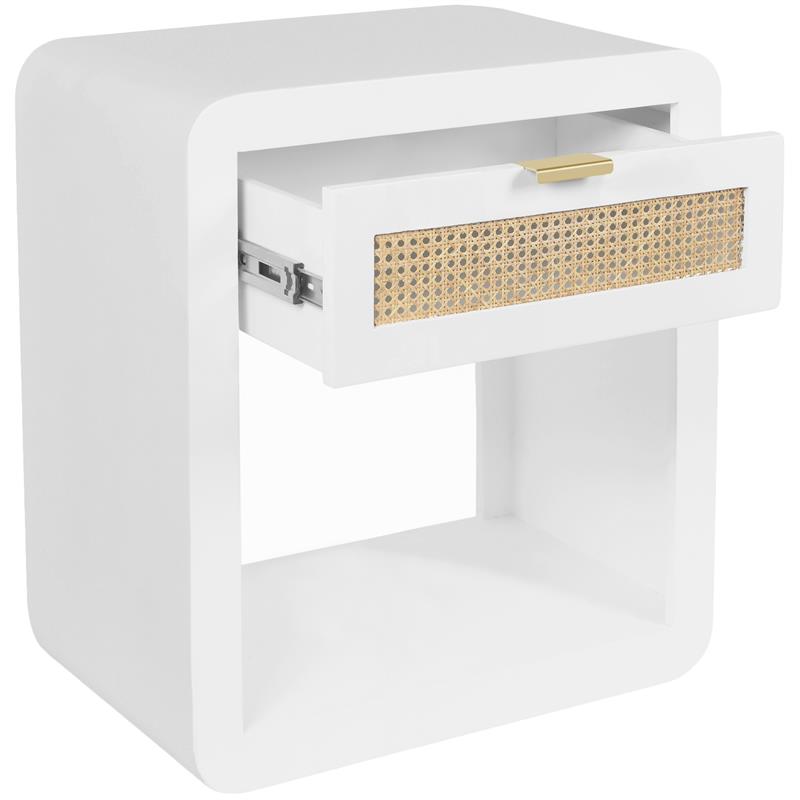 Meridian Furniture Langham White Night Stand