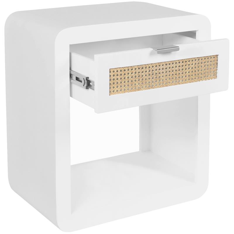 Meridian Furniture Langham White Night Stand