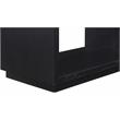 Meridian Furniture Avery Black Wood Veneer Night Stand