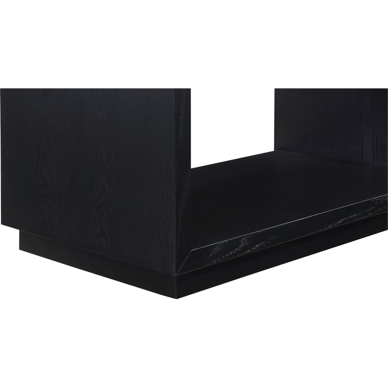 Meridian Furniture Avery Black Wood Veneer Night Stand