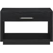 Meridian Furniture Avery Black Wood Veneer Night Stand