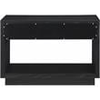 Meridian Furniture Avery Black Wood Veneer Night Stand