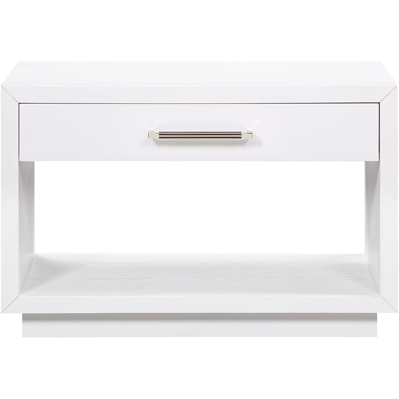 Meridian Furniture Avery White Wood Veneer Night Stand