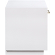 Meridian Furniture Avery White Wood Veneer Night Stand