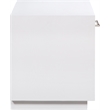 Meridian Furniture Avery White Wood Veneer Night Stand