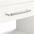 Meridian Furniture Avery White Wood Veneer Night Stand