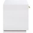 Meridian Furniture Avery White Wood Veneer Night Stand