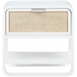 Meridian Furniture Sage White Wood Veneer Night Stand
