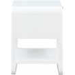 Meridian Furniture Sage White Wood Veneer Night Stand