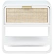 Meridian Furniture Sage White Wood Veneer Night Stand