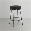 Meridian Furniture Fleur Black Boucle Fabric Counter Stool