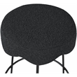 Meridian Furniture Fleur Black Boucle Fabric Counter Stool