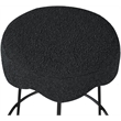 Meridian Furniture Fleur Black Boucle Fabric Counter Stool
