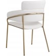 Meridian Furniture Yara Cream Vegan Leather Dining Chair (Set of 2)