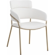Meridian Furniture Yara Cream Vegan Leather Dining Chair (Set of 2)