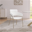 Meridian Furniture Yara Cream Vegan Leather Dining Chair (Set of 2)