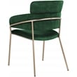 Meridian Furniture Yara Green Velvet Dining Chair (Set of 2)