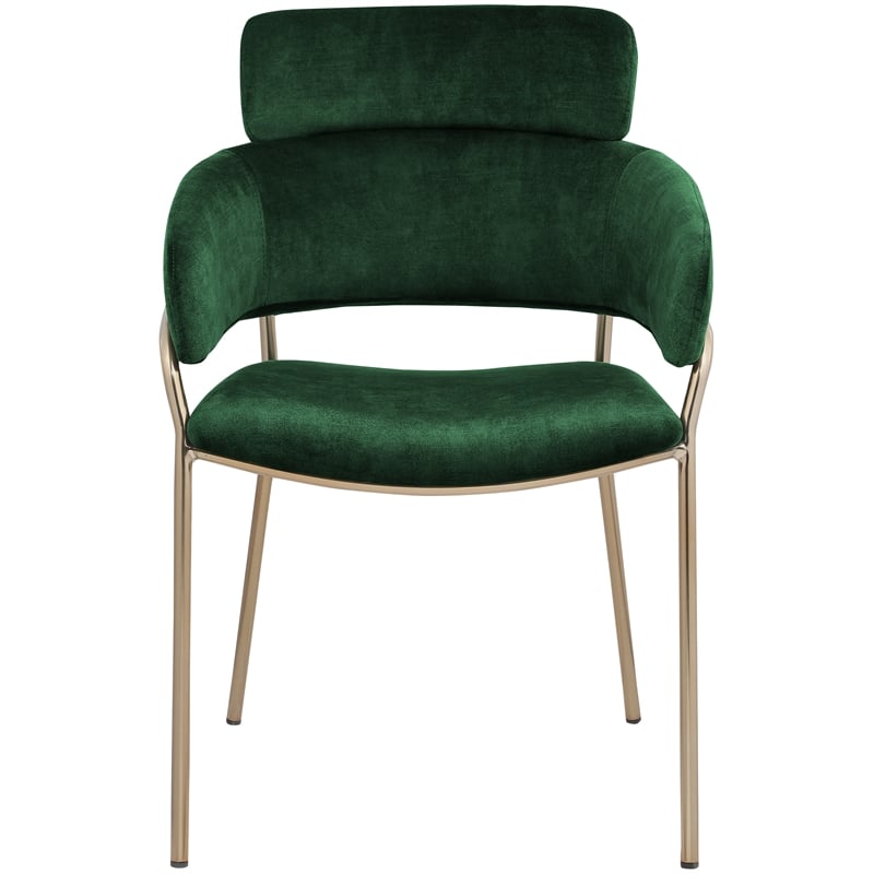 Meridian Furniture Yara Green Velvet Dining Chair (Set of 2)