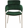 Meridian Furniture Yara Green Velvet Dining Chair (Set of 2)
