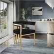 Meridian Furniture Marcello Black Velvet Dining Chair (Set of 2)
