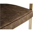 Meridian Furniture Marcello Brown Velvet Dining Chair (Set of 2)