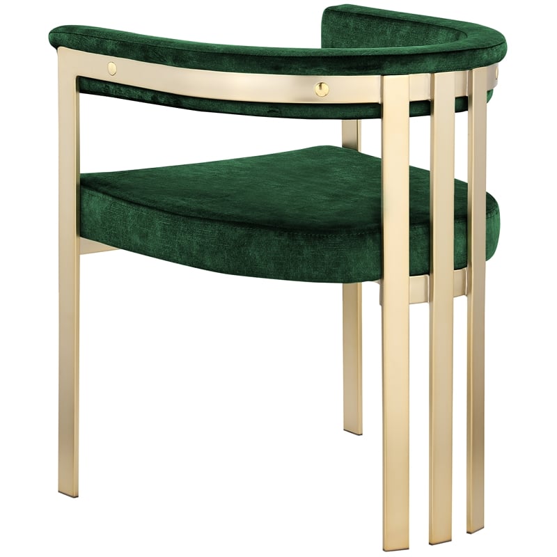 Meridian Furniture Marcello Green Velvet Dining Chair (Set of 2)