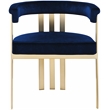 Meridian Furniture Marcello Navy Velvet Dining Chair (Set of 2)