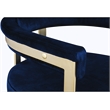 Meridian Furniture Marcello Navy Velvet Dining Chair (Set of 2)