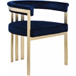 Meridian Furniture Marcello Navy Velvet Dining Chair (Set of 2)