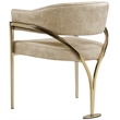 Meridian Furniture Madelyn Beige Velvet Dining Chair (Set of 2)