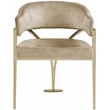 Meridian Furniture Madelyn Beige Velvet Dining Chair (Set of 2)